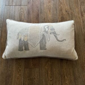 Elephant Tapestry Throw Pillow